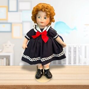 SHIRLEY TEMPLE Prized Treasures Collections Porcelain Doll by Green Tree Product